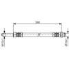 Image de Flexible De Frein Bosch Bh887 Mercedes-Benz;Volkswagen