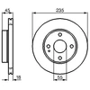 Image de Disque De Frein Bosch Bd193 Kia;Mazda