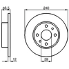 Image de Disque De Frein Bosch Bd293 Autobianchi;Fiat;Lancia