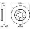 Image de Disque De Frein Bosch Bd413 Nissan