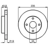 Image de Disque De Frein Bosch Bd695 Mazda