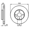 Image de Disque De Frein Bosch Bd892 Mazda