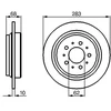 Image de Disque De Frein Bosch Bd376 Volvo