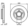 Image de Disque De Frein Bosch Bd495 Audi