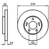Image de Disque De Frein Bosch Bd922 Mitsubishi