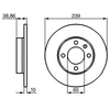 Image de Disque De Frein Bosch Bd24 Audi;Seat;Volkswagen