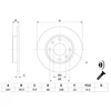Image de Disque De Frein Bosch Bd46 Citroen;Peugeot