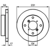 Image de Disque De Frein Bosch Bd634 Subaru;Suzuki
