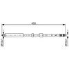 Image de Flexible De Frein Bosch Bh943 Citroen;Peugeot