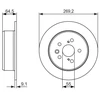 Image de Disque De Frein Bosch Bd1187 Toyota