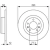 Image de Disque De Frein Bosch Bd1216 Peugeot