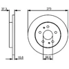 Image de Disque De Frein Bosch Bd1263 Daihatsu
