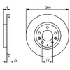 Image de Disque De Frein Bosch Bd1330 Mazda