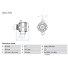 Image de Alternateur 4878 Bosch Bosch 4878 Alfa Romeo;Fiat;Lancia;Opel;Vauxhall