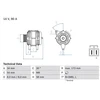 Image de Alternateur 4919 Bosch Bosch 4919 Hyundai;Kia
