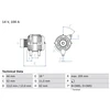 Image de Alternateur 4923 Bosch Bosch 4923 Alfa Romeo;Fiat;Lancia