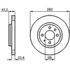 Image de Disque De Frein Bosch Bd313 Saab