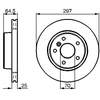 Image de Disque De Frein Bosch Bd411 Land Rover