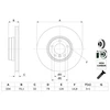 Image de Disque De Frein Bosch Bd541 Alpina;Bmw