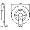 Image de Disque De Frein Bosch Bd886 Mazda