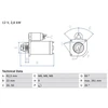 Image de Démarreur 2104 Bosch Bosch 2104 Fiat;Peugeot