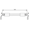 Image de Flexible De Frein Bosch Bh1193 Audi