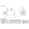 Image de Démarreur 2276 Bosch Bosch 2276 Land Rover