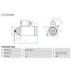 Image de Démarreur 2282 Bosch Bosch 2282 Hyundai;Kia