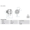 Image de Alternateur 4950 Bosch Bosch 4950 Hyundai;Kia