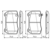 Image de Kit De Plaquettes De Frein, Frein À Disque Bp1312 Bosch Bosch Bp1312 Nissan;Subaru
