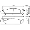 Image de Kit De Plaquettes De Frein, Frein À Disque Bp1203 Bosch Bosch Bp1203 Chrysler;Dodge