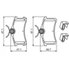 Image de Kit De Plaquettes De Frein, Frein À Disque Bp1186 Bosch Bosch Bp1186 Toyota