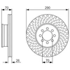 Image de Disque De Frein Bosch Bd1445 Mercedes-Benz