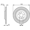 Image de Disque De Frein Bosch Bd1434 Audi;Volkswagen