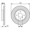 Image de Disque De Frein Bosch Bd1459 Toyota