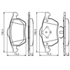 Image de Kit De Plaquettes De Frein, Frein À Disque Bp1298 Bosch Bosch Bp1298 Ford