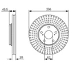 Image de Disque De Frein Bosch Bd1506 Lexus;Toyota