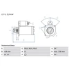 Image de Démarreur 2385 Bosch Bosch 2385 Citroen;Ds;Fiat;Lancia;Mitsubishi;Opel;Peugeot