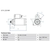 Image de Démarreur 2436 Bosch Bosch 2436 Audi;Seat;Skoda;Volkswagen