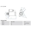 Image de Démarreur / Démarreur 2438 Bosch Bosch 2438 Chrysler;Jeep