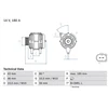 Image de Dynamo / Alternateur 8139 Bosch Bosch 8139 Land Rover;Volvo