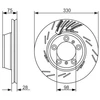 Image de Disque De Frein Bosch Bd1564 Porsche