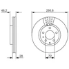 Image de Disque De Frein Bosch Bd1588 Mazda