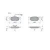 Image de Plaquettes de frein avant (4 pièces) Bosch Bp1384 - 0986494463