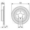 Image de Disque De Frein Bosch Bd1605 Bmw