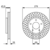 Image de Disque De Frein Bosch Bd1613 Mitsubishi