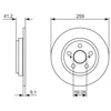 Image de Disque De Frein Bosch Bd1596 Toyota