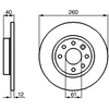 Image de Disque De Frein Bosch Bd322 Volvo