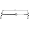 Image de Flexible De Frein Bosch Bh1382 Renault
