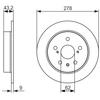 Image de Disque De Frein Bosch Bd1651 Fiat;Suzuki